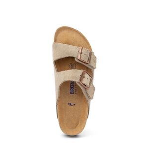 Birkenstock Arizona Soft Footbed in Taupe Suede